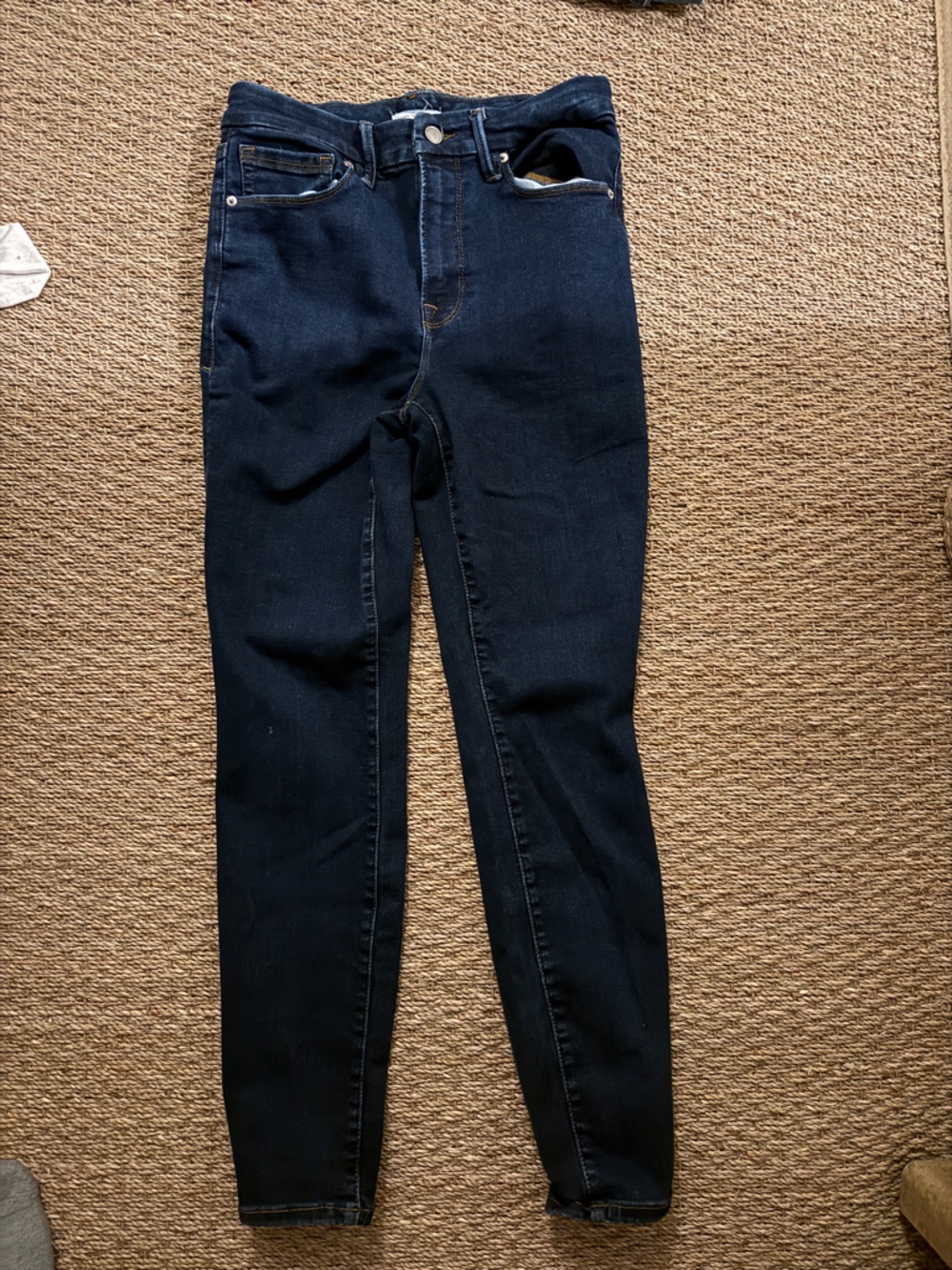 Good American Indigo High-Rise Skinny Jeans